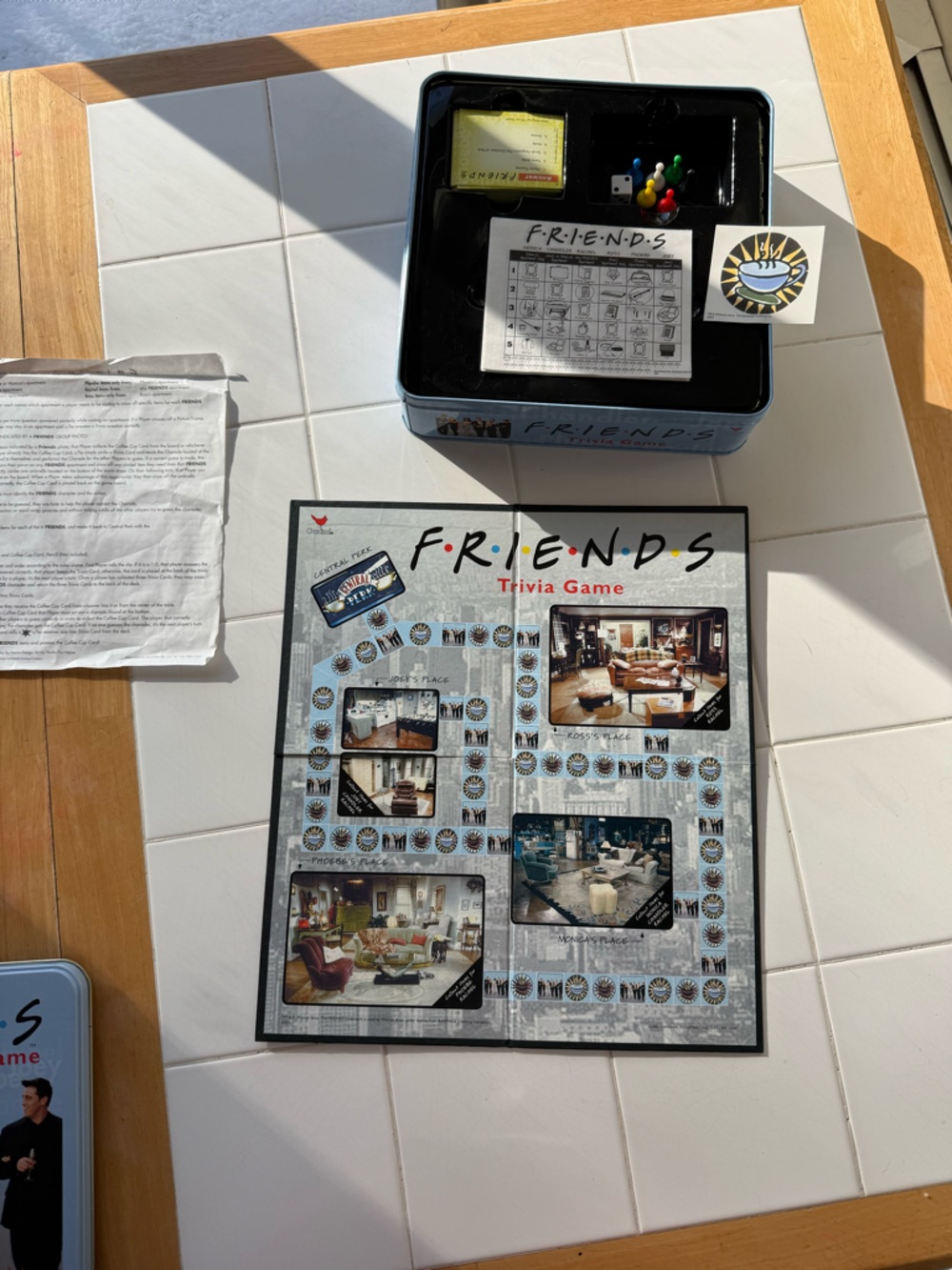 FRIENDS Trivia Board Game Collectors Cardinal Games TV Show 90s Y2K - Picture 7 of 13